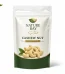 Premium organic cashew nuts in a wooden bowl on a white background Fresh natural cashew nuts rich in protein and healthy fats High-quality whole cashew nuts for healthy snacking Raw premium cashew nuts close-up with natural texture Delicious crunchy cashew nuts perfect for everyday nutrition