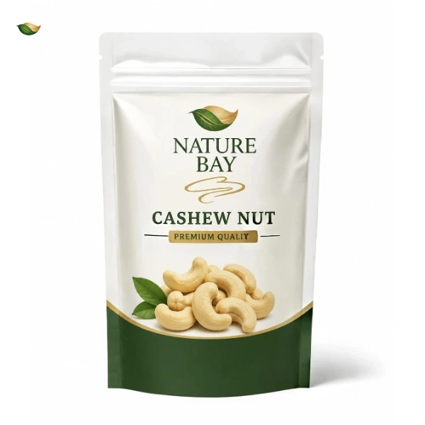 Premium organic cashew nuts in a wooden bowl on a white background Fresh natural cashew nuts rich in protein and healthy fats High-quality whole cashew nuts for healthy snacking Raw premium cashew nuts close-up with natural texture Delicious crunchy cashew nuts perfect for everyday nutrition
